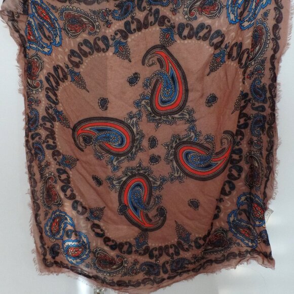 Free People Iconic Print Bandana Scarf Paisley - Picture 8 of 10